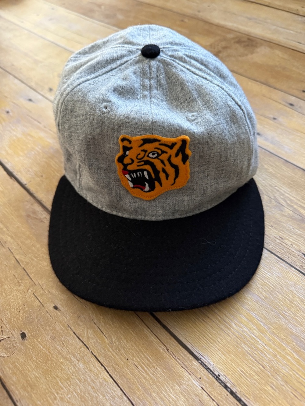 Vintage 1940 Ebbets Field Flannel Osaka Tigers Ballcap Wool Size 7 5/8